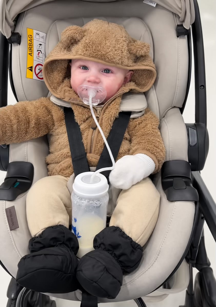 [300ML(Pacifier nipple)with 2 nipples]