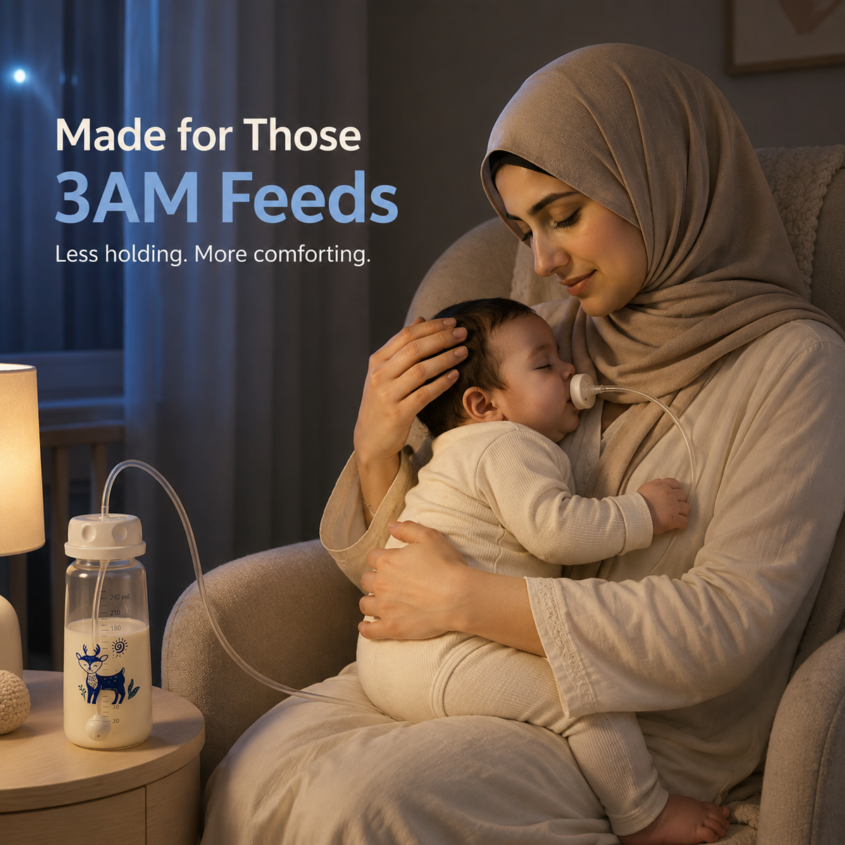 Make feedings easier with MELO™ Hands-Free Feeder