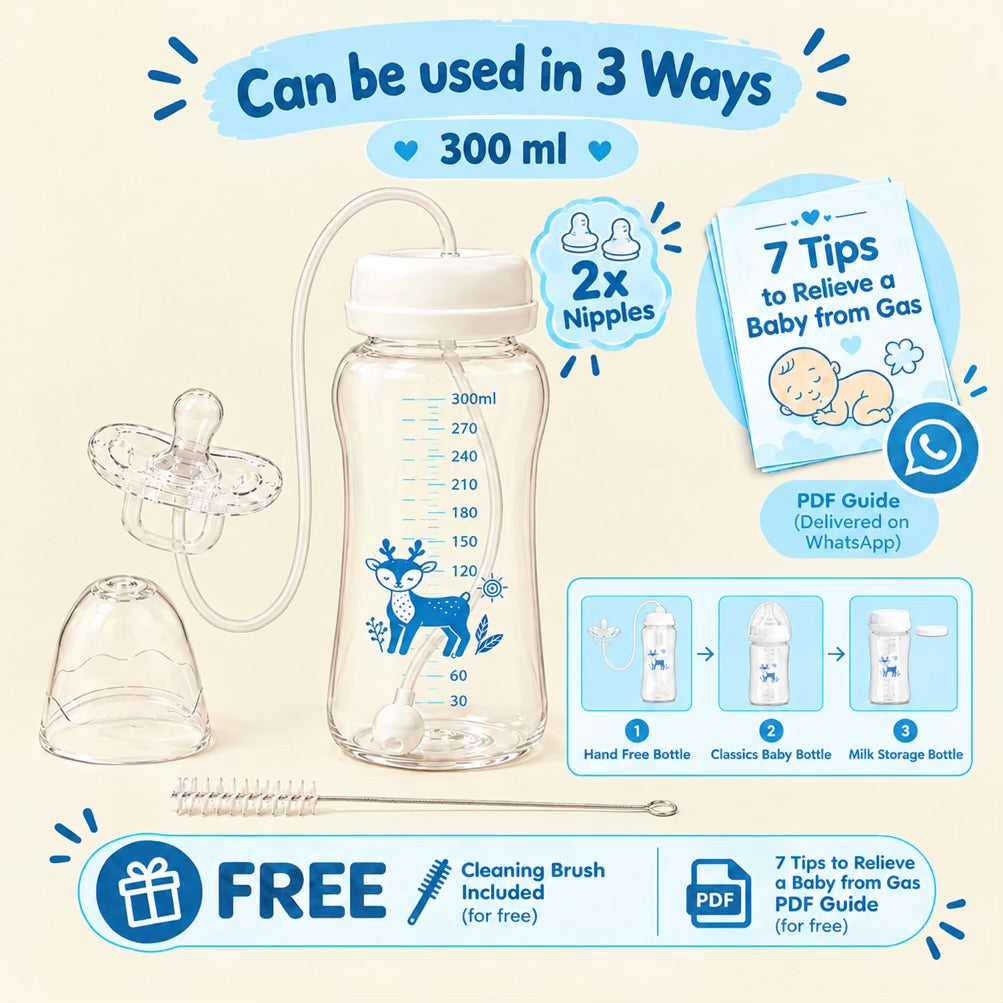 [300ML(Pacifier nipple)with 2 nipples]