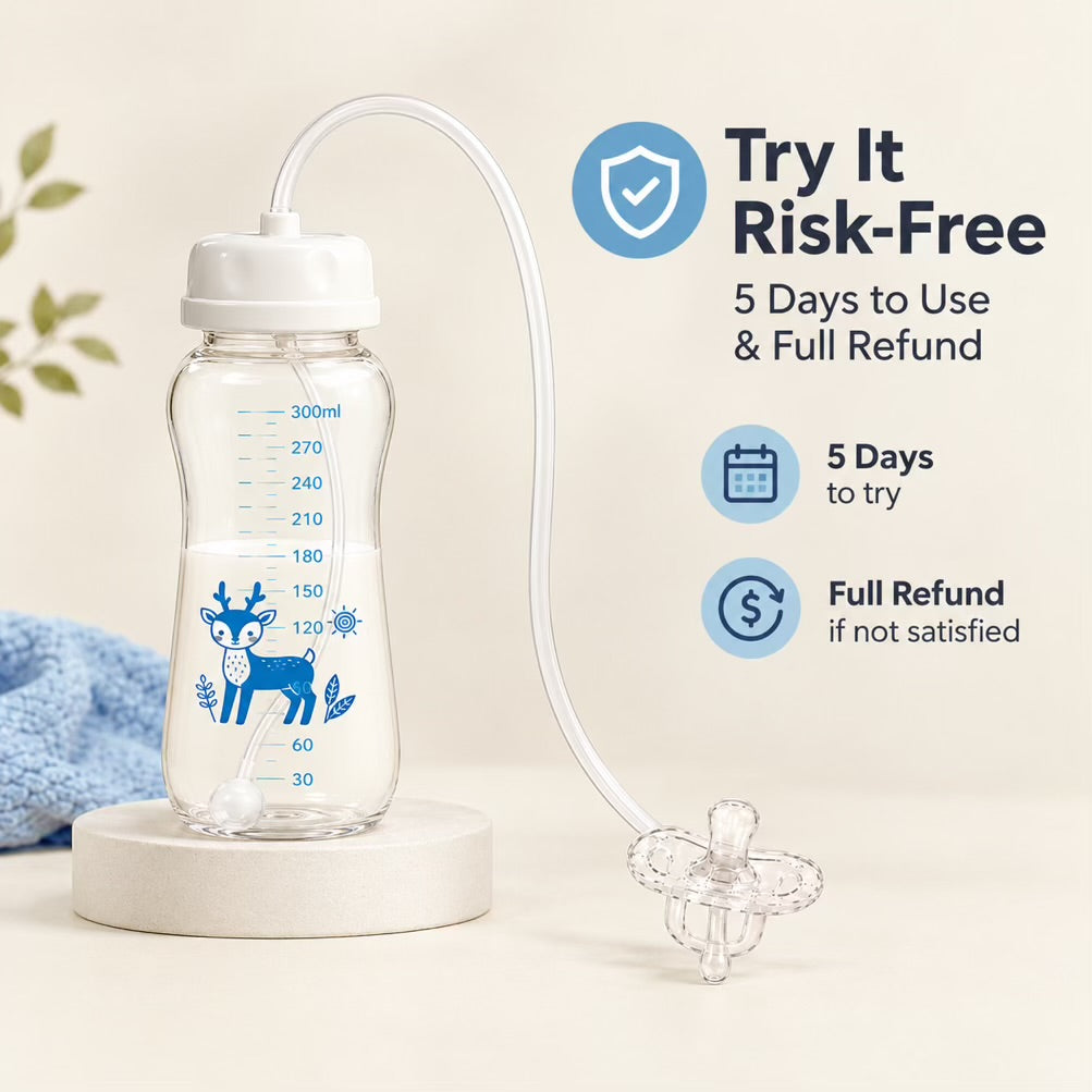 [300ML(Pacifier nipple)with 2 nipples]